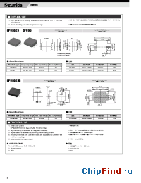 Datasheet CPU9D25 manufacturer Sumida